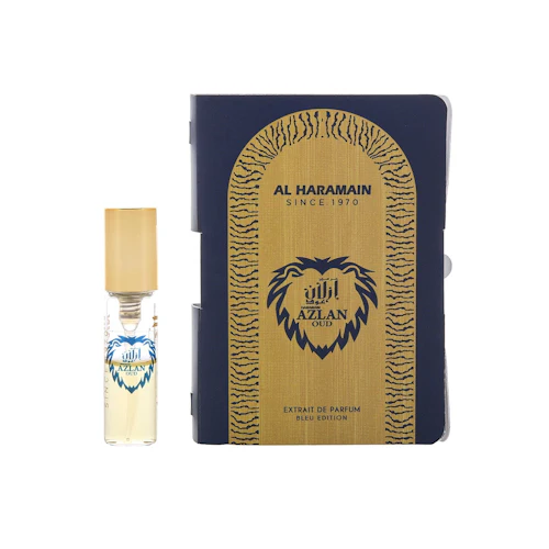 Azlan Oud by Al Haramain 0.02 oz Extrait De Parfum Vial On Card for Men