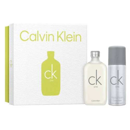 CK One by Calvin Klein 2pc Gift Set 3.3 oz EDT + Deodorant Spray for Unisex