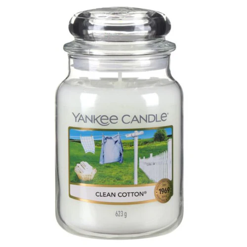 Clean Cotton by Yankee Candle 22 oz