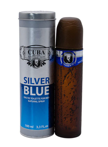 Cuba Silver Blue by Fragluxe 3.3 oz EDT for men