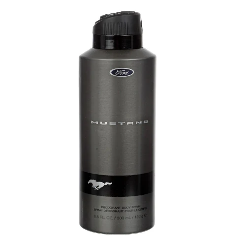 Ford Mustang Black by Ford 6.8 oz Deodorant Body Spray for Men