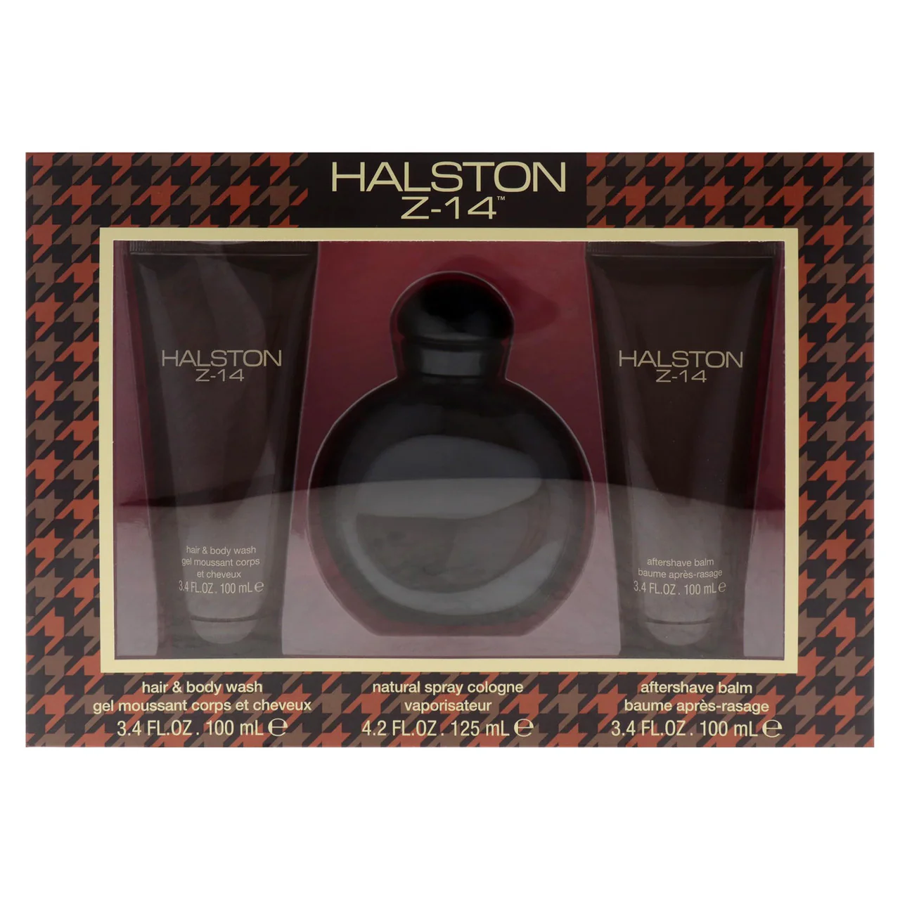 Halston Z-14 by Halston 3pc Gift Set 4.2 oz Cologne + After Shave Balm + Hair & Body Wash for Men - Image 5