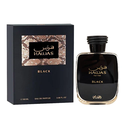 Hawas Black by Rasasi 3.38 oz EDP for Men