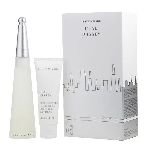 L'eau D'Issey by Issey Miyake 2pc Gift Set 3.3 oz EDT + Body Cream 2.6 oz