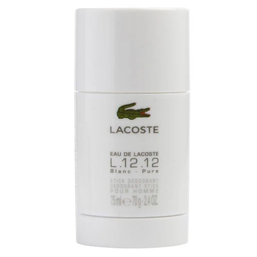 Lacoste L.12.12 Blanc Pure by Lacoste 2.4 oz Deodorant Stick for Men