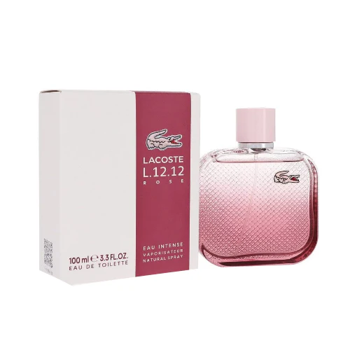 Lacoste L.12.12 Rose Eau Intense by Lacoste 3.3 oz EDT for Women