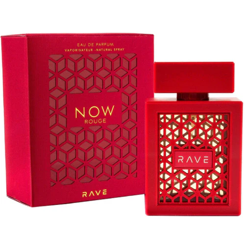 Now Rouge Rave by Lattafa 3.4 oz EDP for Unisex