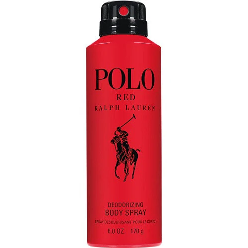 Polo Red by Ralph Lauren 6.0 oz Deodorant Body Spray for men