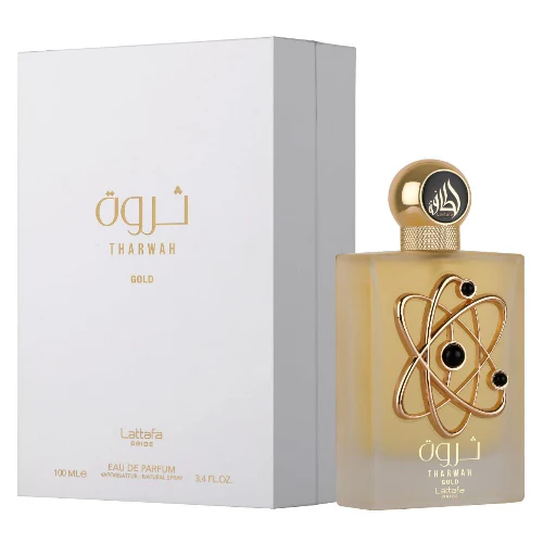 Tharwah Gold by Lattafa 3.4 oz EDP for Unisex