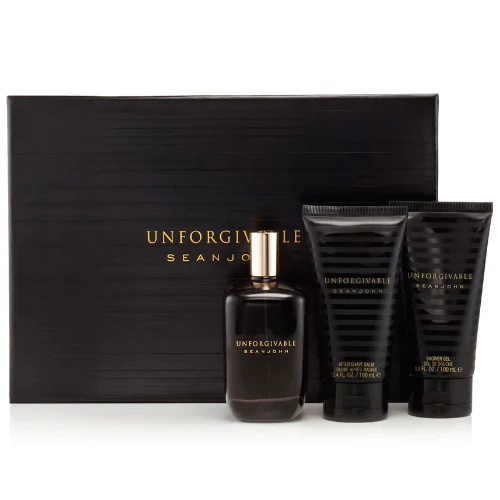 Unforgivable by Sean John 3pc Gift Set EDT + Shower Gel + After Shave Balm for Men