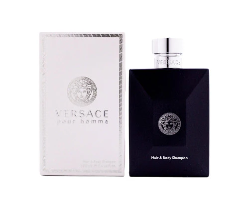Versace Pour Homme by Versace 8.4 oz Hair and Body Shampoo for Men