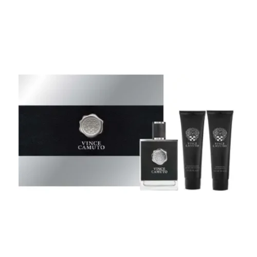 Vince Camuto by Vince Camuto 3pc Gift Set 3.4 oz EDT + 3.0 oz After Shave Balm + 3.0 oz Shower Gel for Men